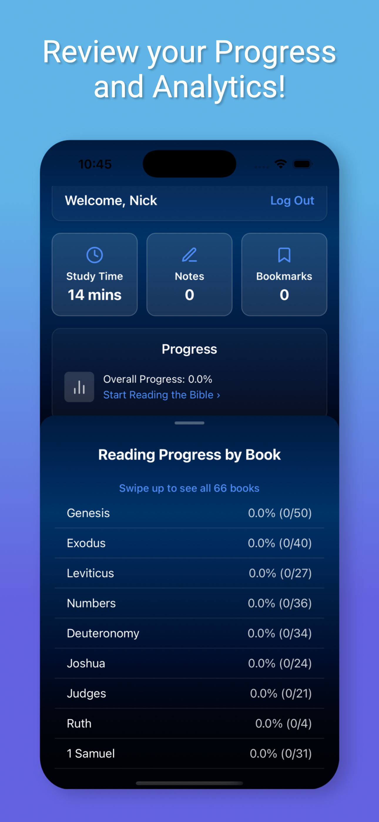 Grace Speak Progress & Analytics
